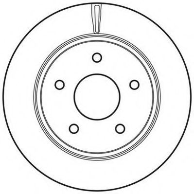 JURID 562707JC Тормозной диск для DODGE JOURNEY (Додж Жоурнэъ) JURID 562707JC Тормозной диск для DODGE JOURNEY (Додж Жоурнэъ)