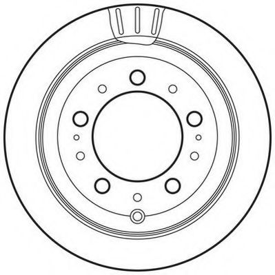JURID 562744JC Тормозной диск для LEXUS LX (Лексус Лх) JURID 562744JC Тормозной диск для LEXUS LX (Лексус Лх)