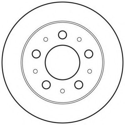 JURID 562753JC Тормозной диск для FIAT (Фиат) JURID 562753JC Тормозной диск для FIAT (Фиат)