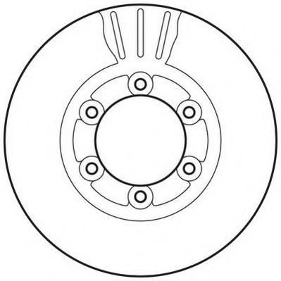 JURID 562831JC Тормозной диск для KIA K2700 (Киа К2700) JURID 562831JC Тормозной диск для KIA K2700 (Киа К2700)