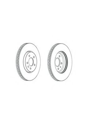 JURID 562852JC Тормозной диск для OPEL ASTRA GTC J (Опель Астра гтс) JURID 562852JC Тормозной диск для OPEL ASTRA GTC J (Опель Астра гтс)