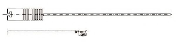 JURID 581330 Сигнализатор, износ тормозных колодок для BMW 3 (Бмв 3) JURID 581330 Сигнализатор, износ тормозных колодок для BMW 3 (Бмв 3)