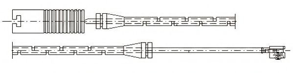 JURID 581331 Сигнализатор, износ тормозных колодок для BMW 3 (Бмв 3) JURID 581331 Сигнализатор, износ тормозных колодок для BMW 3 (Бмв 3)