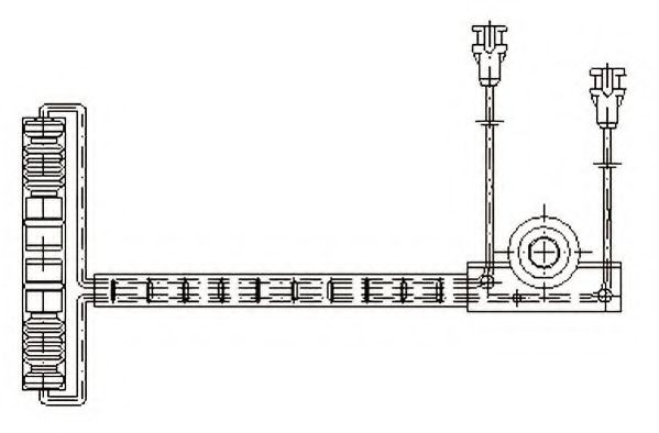 JURID 581353 Сигнализатор, износ тормозных колодок 