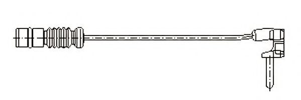 JURID 581361 Сигнализатор, износ тормозных колодок 