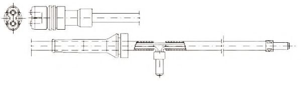 JURID 581362 Сигнализатор, износ тормозных колодок 