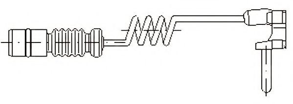JURID 581368 Сигнализатор, износ тормозных колодок 