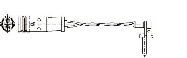 JURID 581379 Сигнализатор, износ тормозных колодок 