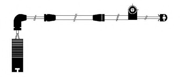 JURID 581400 Сигнализатор, износ тормозных колодок 