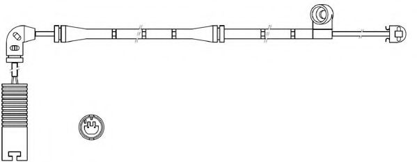 JURID 581408 Сигнализатор, износ тормозных колодок 