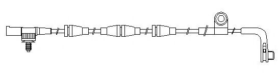 JURID 581409 Сигнализатор, износ тормозных колодок 