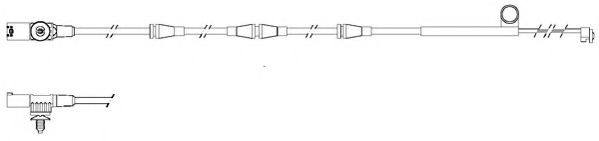 JURID 581413 Сигнализатор, износ тормозных колодок 