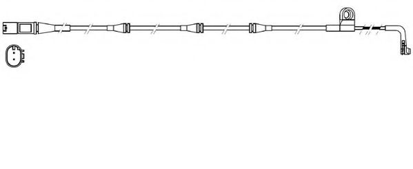 JURID 581415 Сигнализатор, износ тормозных колодок 
