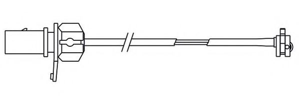 JURID 581430 Сигнализатор, износ тормозных колодок 