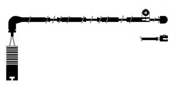 JURID 581433 Сигнализатор, износ тормозных колодок 