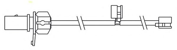 JURID 581444 Сигнализатор, износ тормозных колодок 