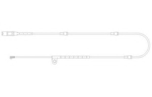 JURID 581468 Сигнализатор, износ тормозных колодок 