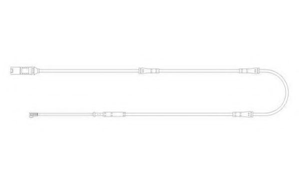 JURID 581488 Сигнализатор, износ тормозных колодок 