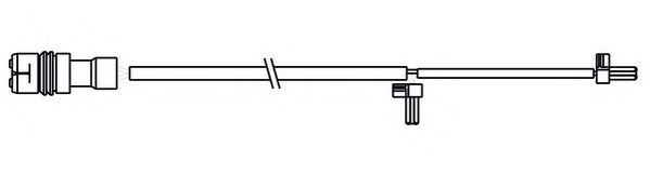 JURID 581506 Сигнализатор, износ тормозных колодок 
