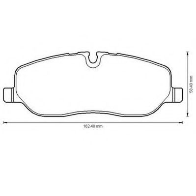 JURID 572521JC Комплект тормозных колодок, дисковый тормоз 
