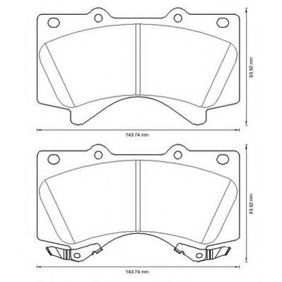 JURID 572599JC Тормозные колодки для TOYOTA (FAW) LAND CRUISER 200 (Тойота/тоета (фав) Ленд крузер 200) JURID 572599JC Тормозные колодки для TOYOTA (FAW) LAND CRUISER 200 (Тойота/тоета (фав) Ленд крузер 200)