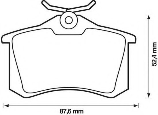 JURID 573032JC Тормозные колодки для CITROËN C4 CACTUS (CитроËн С4 кактус) JURID 573032JC Тормозные колодки для CITROËN C4 CACTUS (CитроËн С4 кактус)