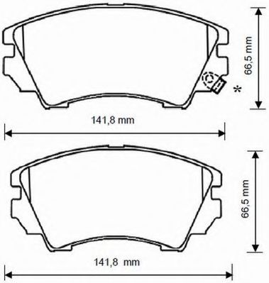 JURID 573270JC Тормозные колодки для CHEVROLET CAMARO (Шевроле Cамаро) JURID 573270JC Тормозные колодки для CHEVROLET CAMARO (Шевроле Cамаро)
