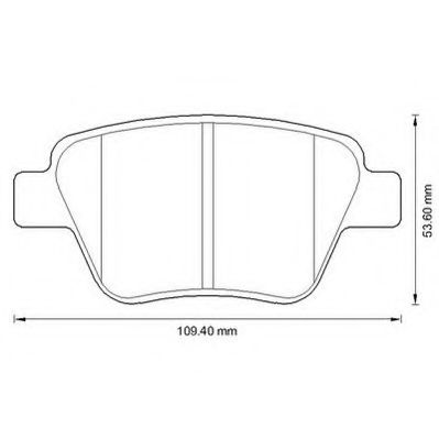 JURID 573312JC Тормозные колодки для VOLKSWAGEN (Фольксваген) JURID 573312JC Тормозные колодки для VOLKSWAGEN (Фольксваген)