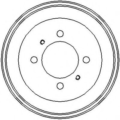 JURID 329042J Тормозной барабан для NISSAN NX/NXR (Ниссан Нx/нxр) JURID 329042J Тормозной барабан для NISSAN NX/NXR (Ниссан Нx/нxр)