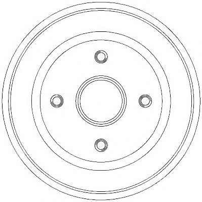 JURID 329259J Тормозной барабан для OPEL VITA C (Опель Vита c) JURID 329259J Тормозной барабан для OPEL VITA C (Опель Vита c)