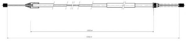 JURID 432422J Трос, стояночная тормозная система для RENAULT TWINGO I (Рено Твинго 1) JURID 432422J Трос, стояночная тормозная система для RENAULT TWINGO I (Рено Твинго 1)