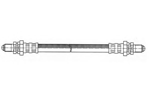 JURID 171260J Тормозной шланг для FORD FIESTA (Форд Фиэста) JURID 171260J Тормозной шланг для FORD FIESTA (Форд Фиэста)
