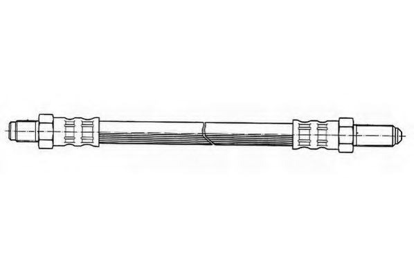 JURID 171261J Тормозной шланг для FORD FIESTA (Форд Фиэста) JURID 171261J Тормозной шланг для FORD FIESTA (Форд Фиэста)