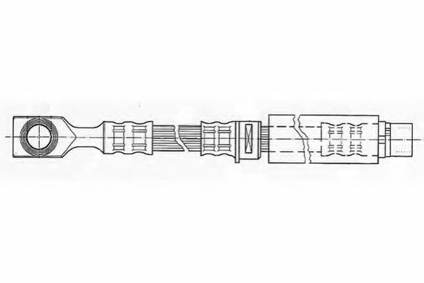 JURID 172503J Тормозной шланг для OPEL ASTRA G (Опель Астра г) JURID 172503J Тормозной шланг для OPEL ASTRA G (Опель Астра г)