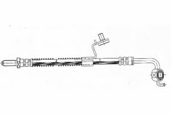 JURID 172136J Тормозной шланг для FORD (Форд) JURID 172136J Тормозной шланг для FORD (Форд)