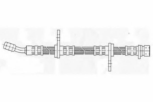 JURID 172734J Тормозной шланг для HONDA CRX II (Хонда Cрх 2) JURID 172734J Тормозной шланг для HONDA CRX II (Хонда Cрх 2)