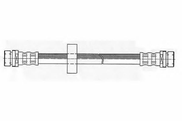 JURID 172047J Тормозной шланг для FORD MONDEO (Форд Мондэо) JURID 172047J Тормозной шланг для FORD MONDEO (Форд Мондэо)