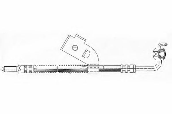 JURID 172135J Тормозной шланг для FORD (Форд) JURID 172135J Тормозной шланг для FORD (Форд)