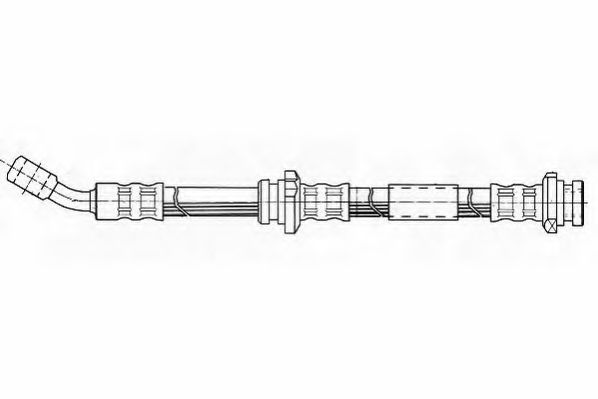JURID 171523J Тормозной шланг для NISSAN 100 NX (Ниссан 100 нx) JURID 171523J Тормозной шланг для NISSAN 100 NX (Ниссан 100 нx)