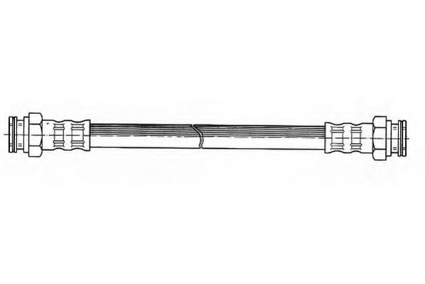 JURID 172634J Тормозной шланг для VOLKSWAGEN CADDY II (Фольксваген Кадди 2) JURID 172634J Тормозной шланг для VOLKSWAGEN CADDY II (Фольксваген Кадди 2)