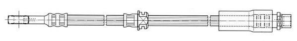 JURID 172703J Тормозной шланг для OPEL MERIVA B (Опель Мерива б) JURID 172703J Тормозной шланг для OPEL MERIVA B (Опель Мерива б)