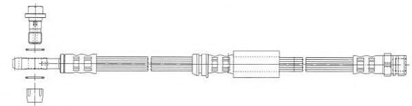 JURID 172667J Тормозной шланг для VOLKSWAGEN JETTA V III (Фольксваген Джетта 5 3) JURID 172667J Тормозной шланг для VOLKSWAGEN JETTA V III (Фольксваген Джетта 5 3)