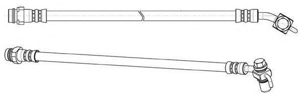 JURID 173293J Тормозной шланг для FORD (Форд) JURID 173293J Тормозной шланг для FORD (Форд)