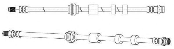 JURID 173141J Тормозной шланг для FORD (Форд) JURID 173141J Тормозной шланг для FORD (Форд)