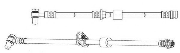 JURID 173236J Тормозной шланг для MITSUBISHI COLT VI (Митсубиши/митсубиси Кольт 6) JURID 173236J Тормозной шланг для MITSUBISHI COLT VI (Митсубиши/митсубиси Кольт 6)