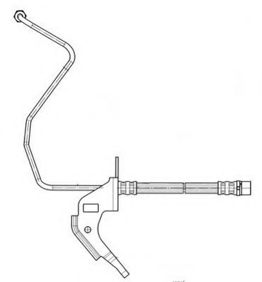 JURID 172691J Тормозной шланг для OPEL ASTRA G (Опель Астра г) JURID 172691J Тормозной шланг для OPEL ASTRA G (Опель Астра г)