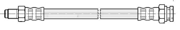 JURID 172712J Тормозной шланг для FIAT 500L (Фиат 500л) JURID 172712J Тормозной шланг для FIAT 500L (Фиат 500л)