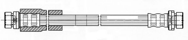 JURID 172946J Тормозной шланг для FORD FUSION (Форд Фьюжн) JURID 172946J Тормозной шланг для FORD FUSION (Форд Фьюжн)