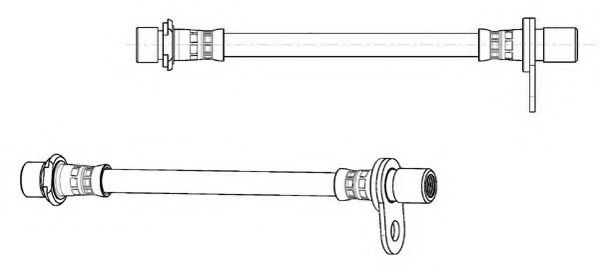 JURID 173255J Тормозной шланг для TOYOTA (Тойота/тоета) JURID 173255J Тормозной шланг для TOYOTA (Тойота/тоета)
