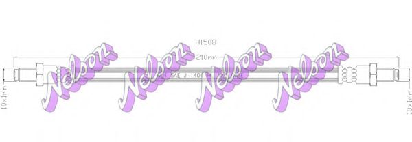 BROVEX-NELSON H1508 Тормозной шланг для TOYOTA (Тойота/тоета) BROVEX-NELSON H1508 Тормозной шланг для TOYOTA (Тойота/тоета)